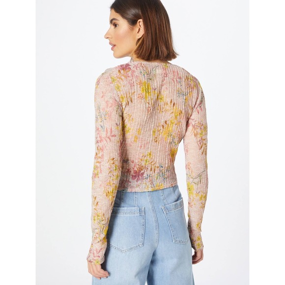 NWT Free People Angelina Floral Print Crop Top - Picture 5 of 10
